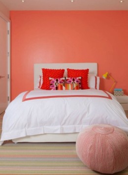 Спальня в персиковых тонах (79 фото)