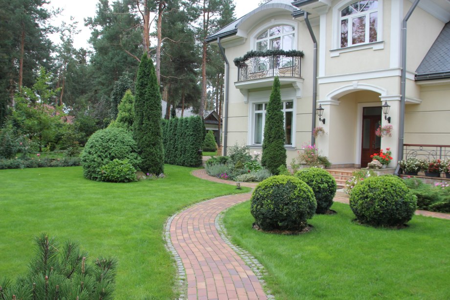 Скандинавский сад Front Yard