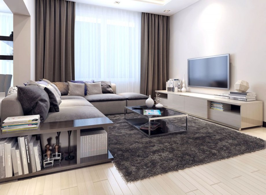 Интерьер гостиной 3d
