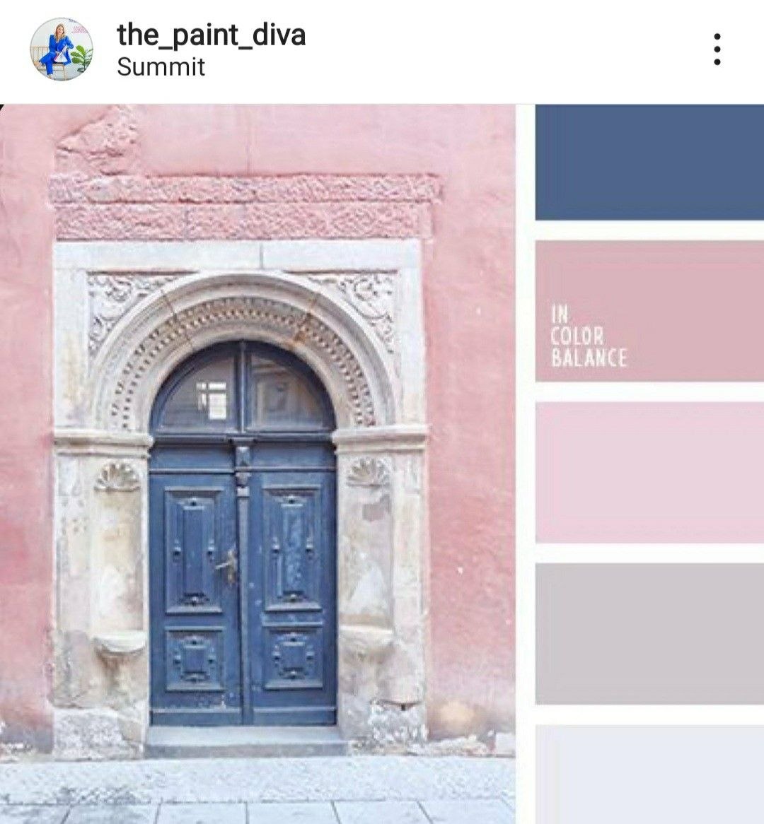 color palette paint дизайн инстаграм