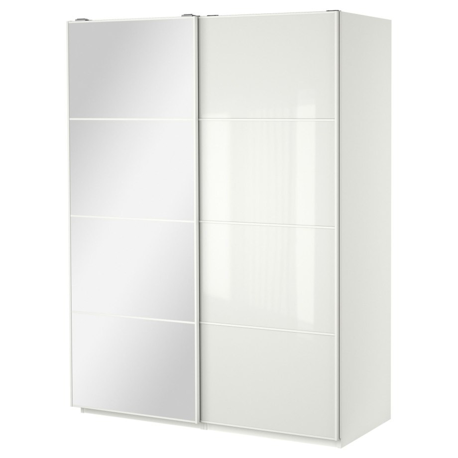 Hasvik Хасвик пара раздвижных дверей глянцевый/белый 150x236 см