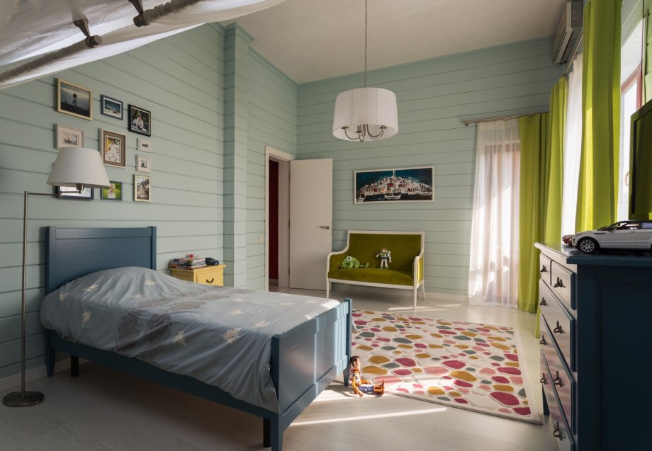 Tikkurila зеленый имитация бруса