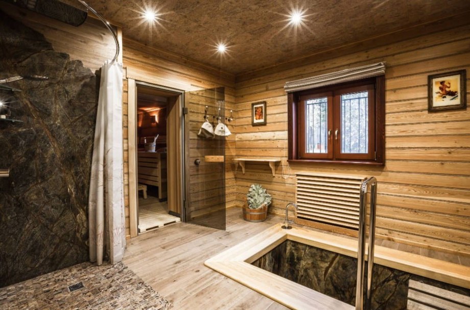 Удобная планировка бани 4*4