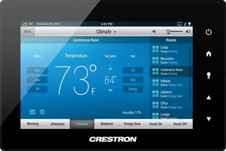 Crestron панель управления