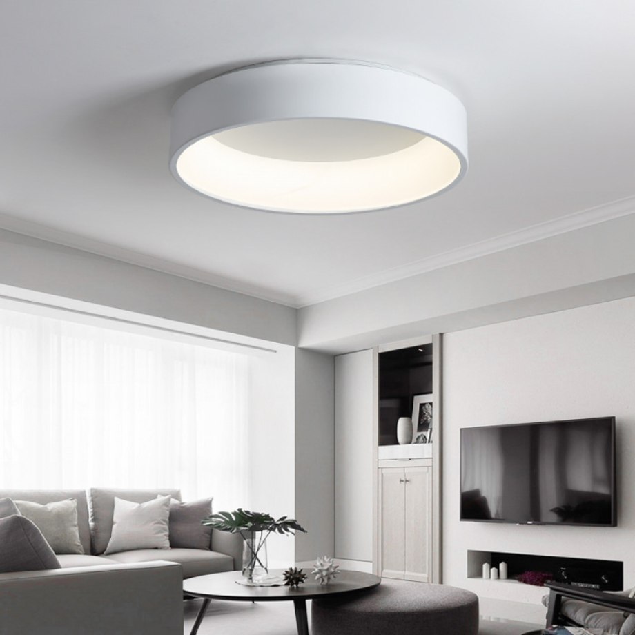 Потолочный светодиодный светильник Tray d80 White от IMPERIUMLOFT