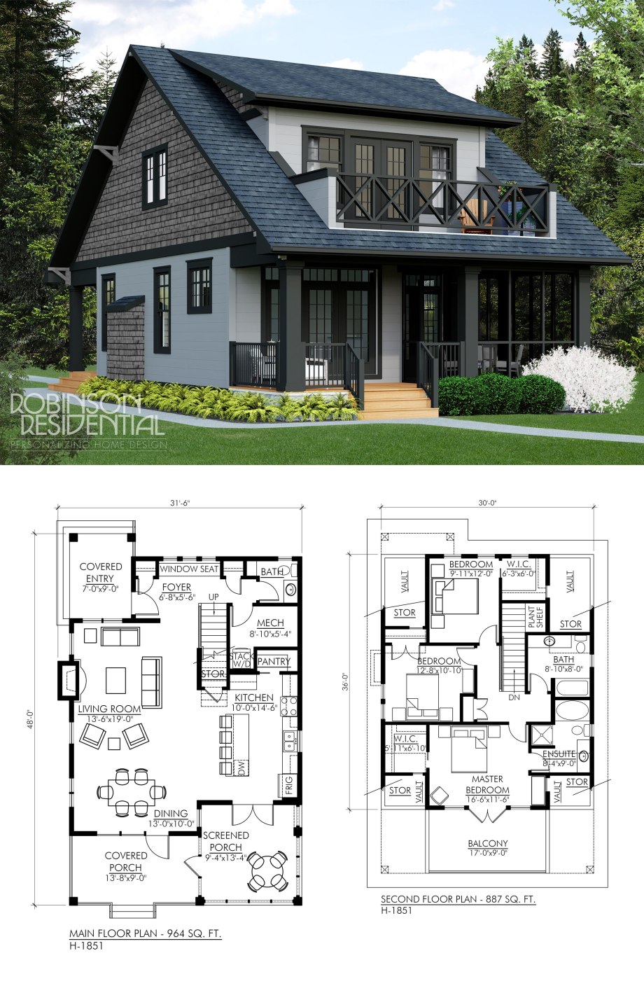 Craftsman h-1851 - Robinson Plans