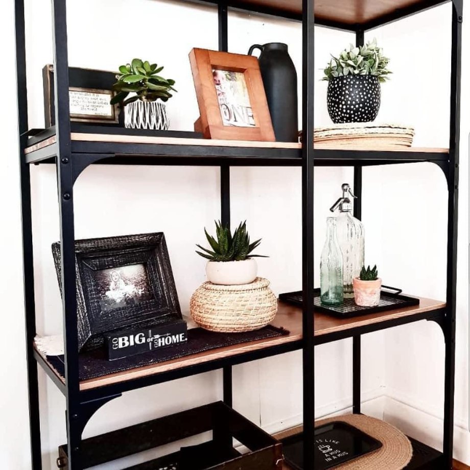 Стеллаж ФЬЕЛЛЬБО ikea в интерьере