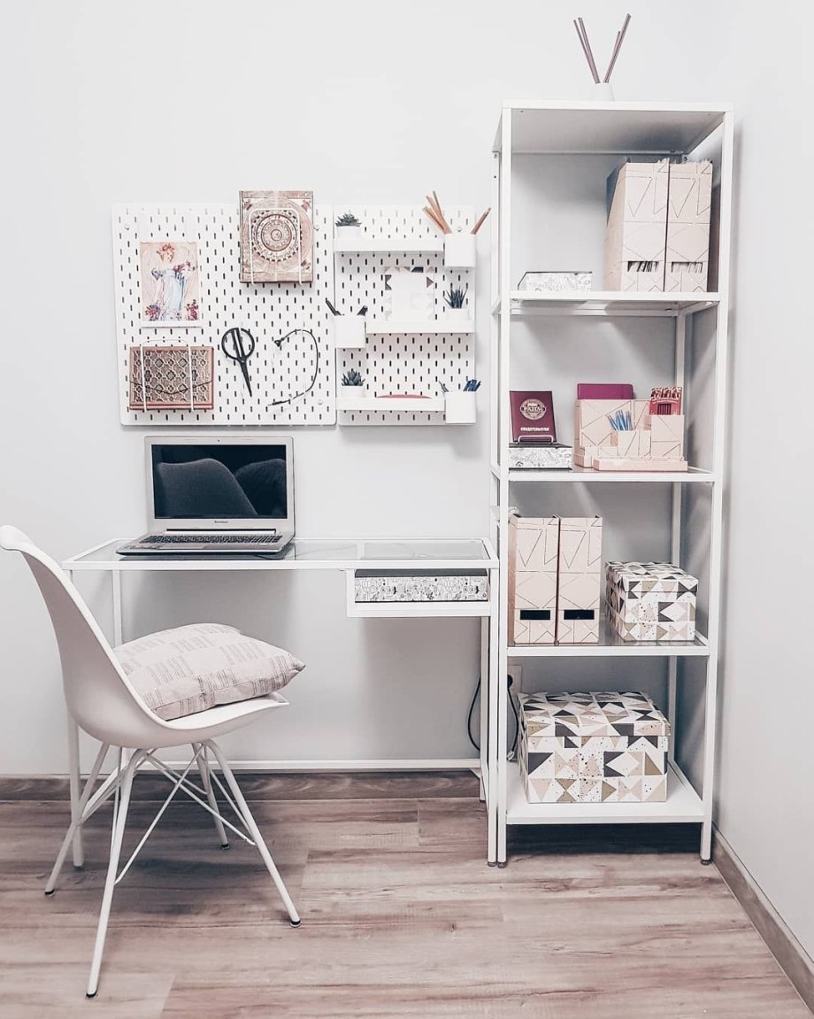 Стеллаж ikea ВИТШЁ белый