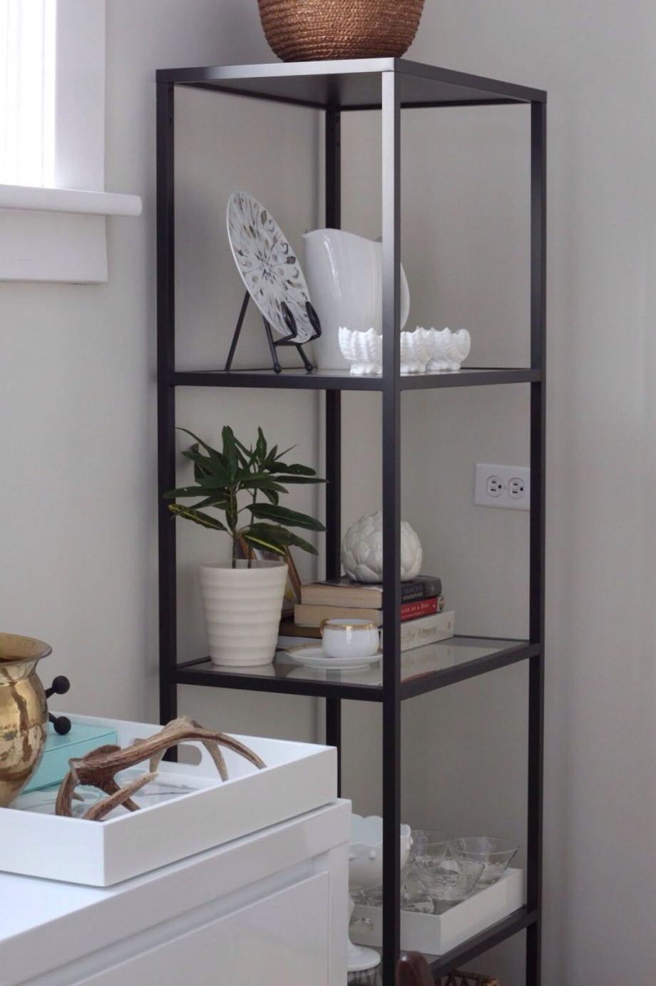 Ikea ВИТШЁ стеллаж