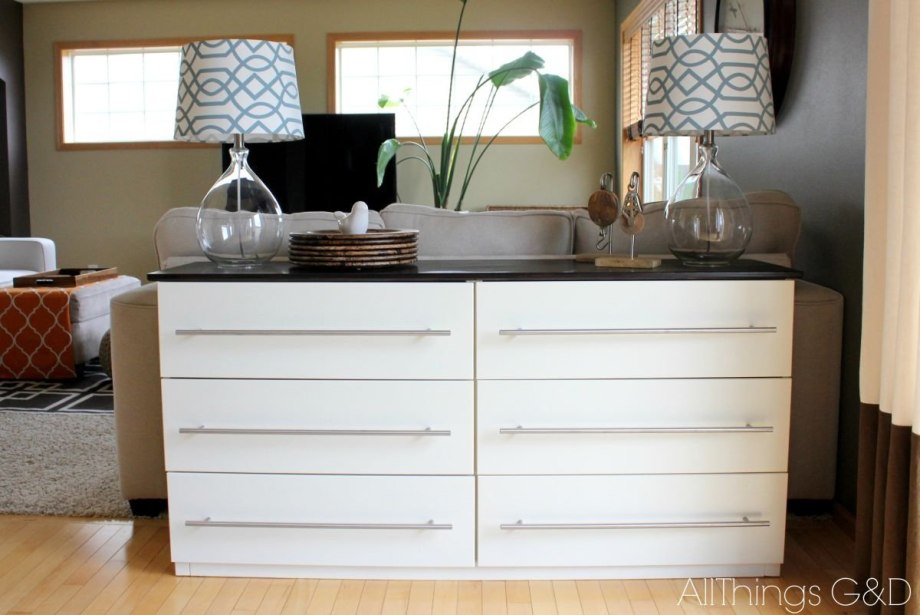 Белый комод Malm ikea