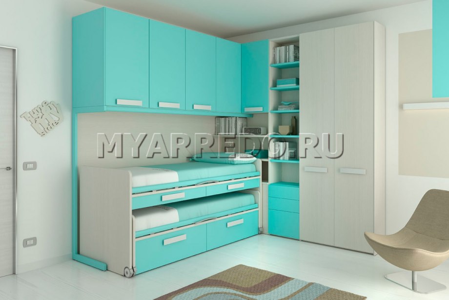 Серый шкаф Сканди