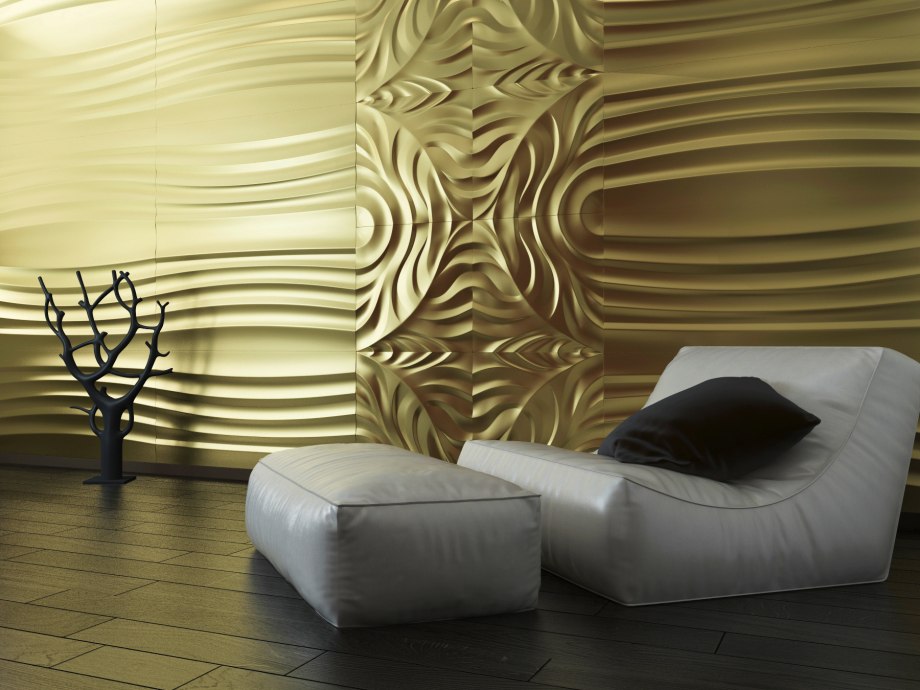 Гипсовые световые 3d панели Lightwave