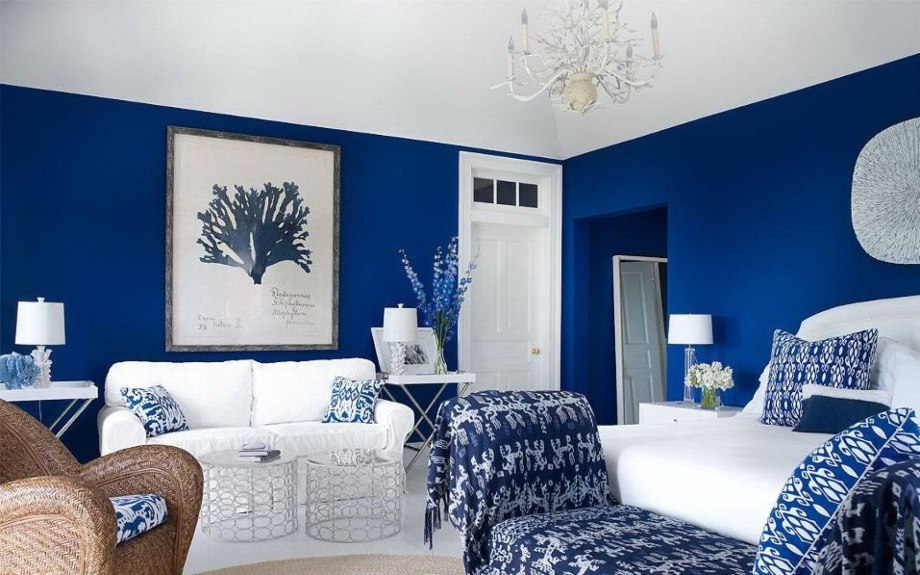 Benjamin Moore голубая краска
