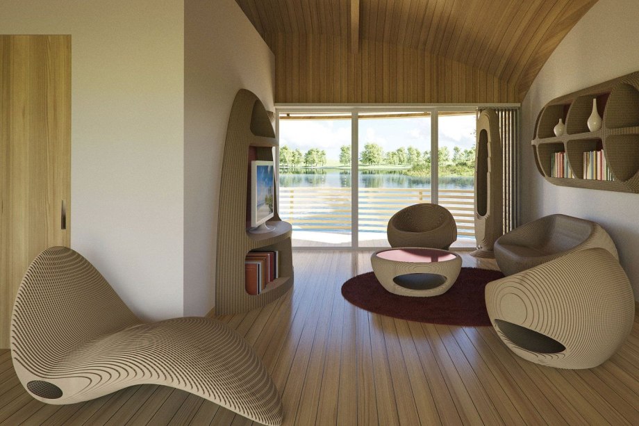 Вилла Shell House в поселке Каруидзава