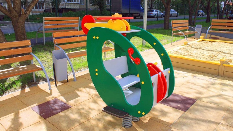 Игровая площадка в детском саду