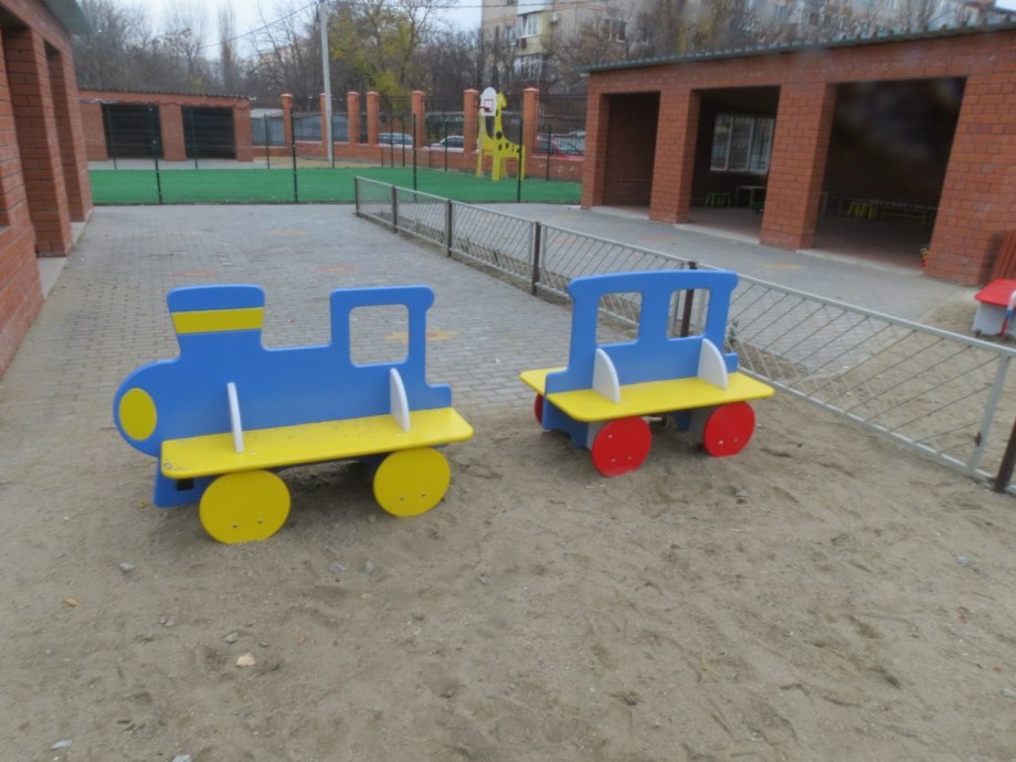 Скамейка паровозик КСИЛ