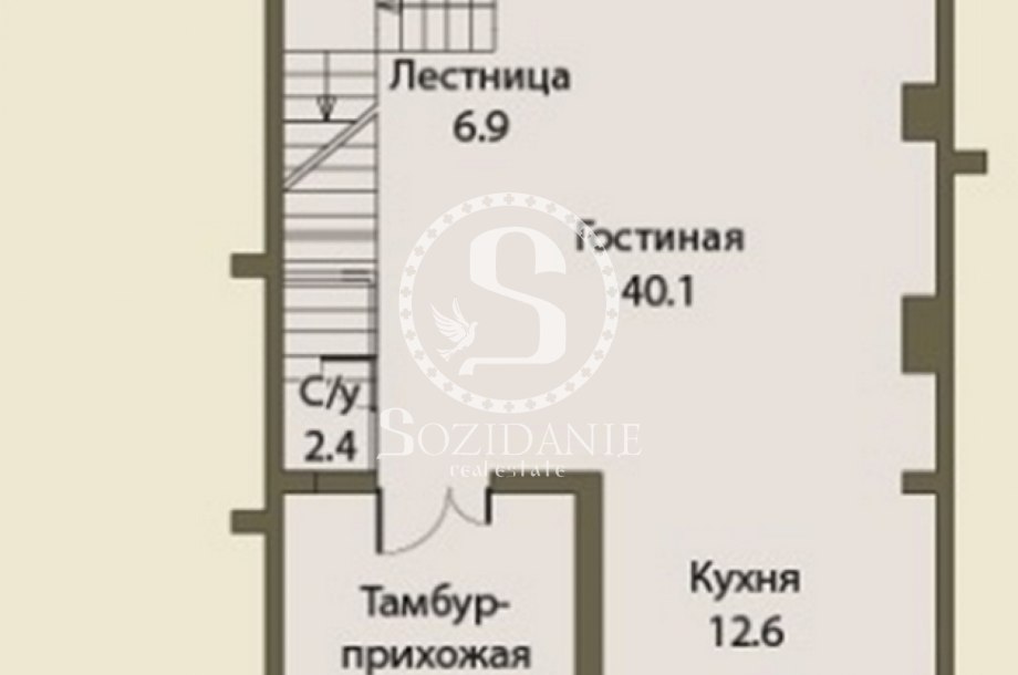 Дизайн проект таунхауса Футуро парк