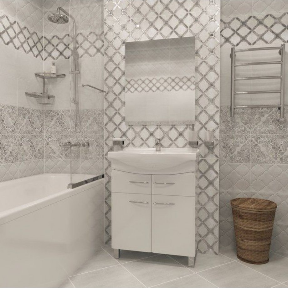 Плитка laparet Concrete настенная серый 30х60