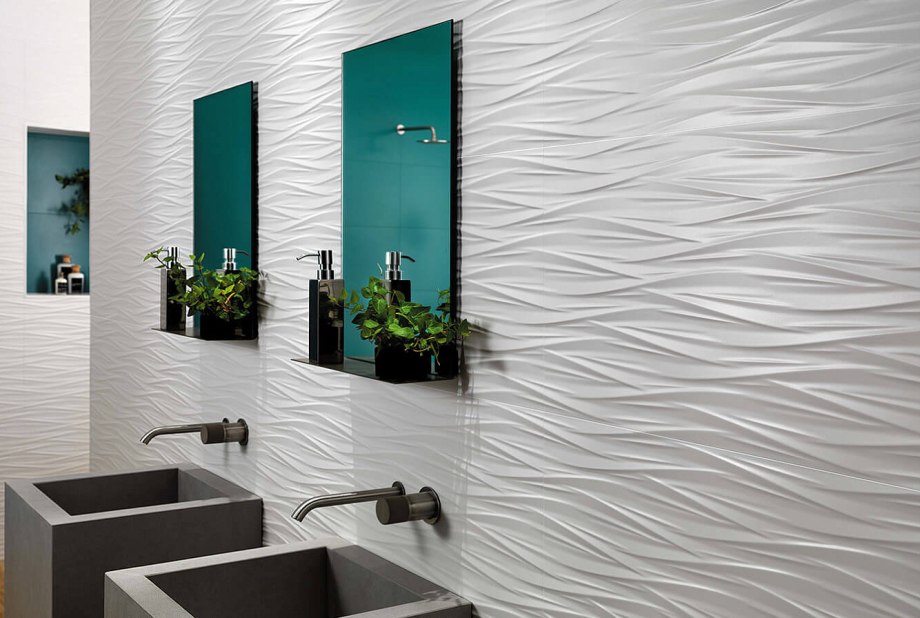 Atlas Concorde 3d Wall Dune White Matt 40x80