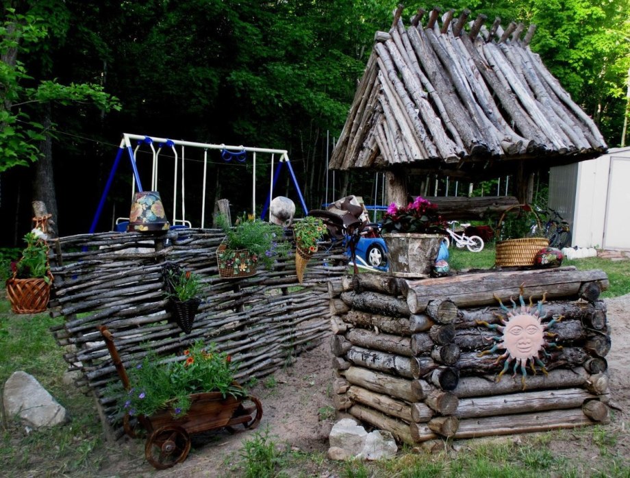 Дачные украшения для сада