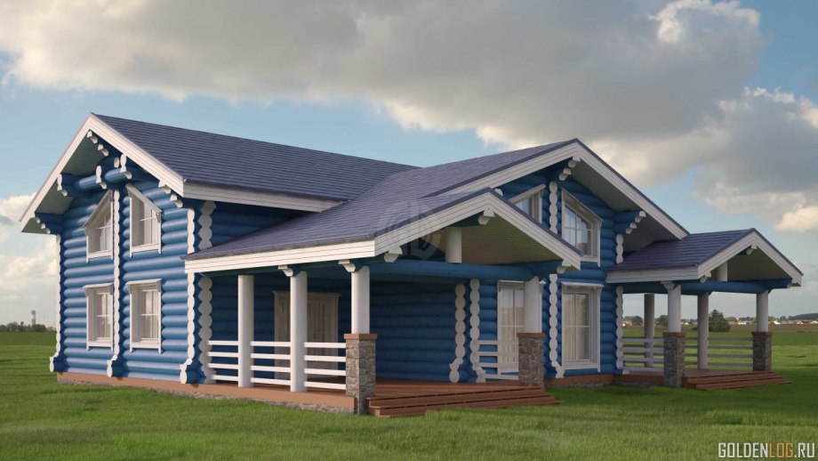 Tikkurila зеленый имитация бруса