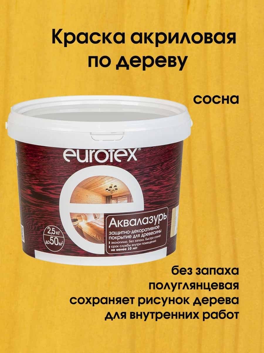 Eurotex Аквалазурь ваниль