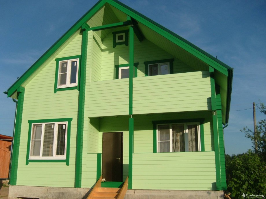 Покрашенный дом