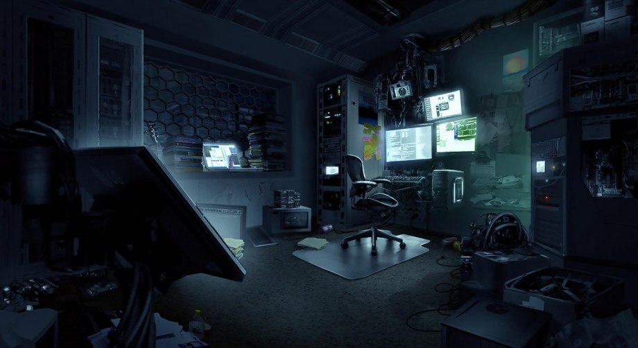Cyberpunk 2077 комната