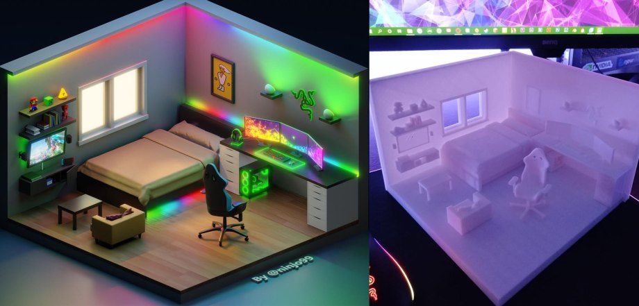 3d комната