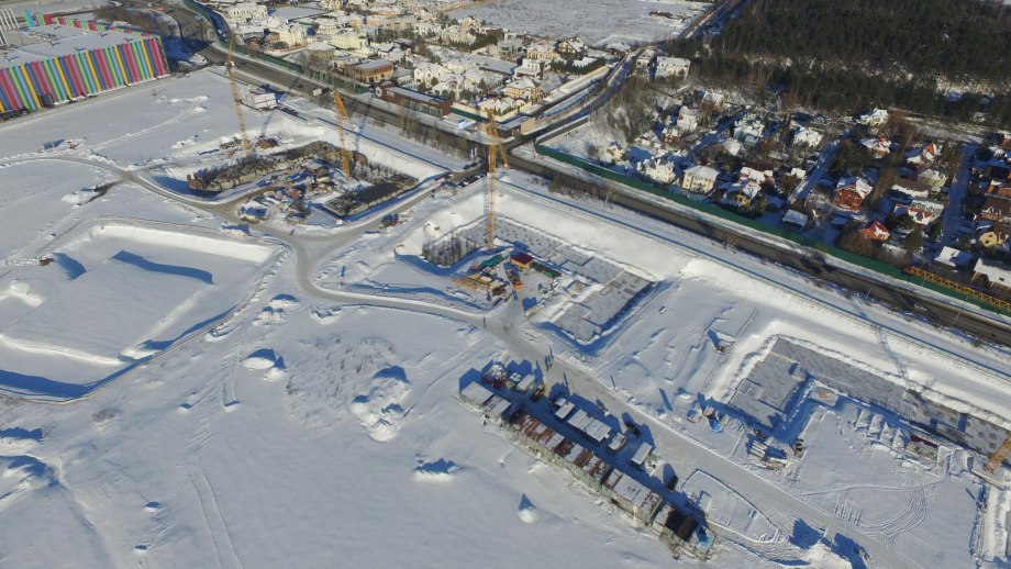 Ход строительства Ильинские Луга пик