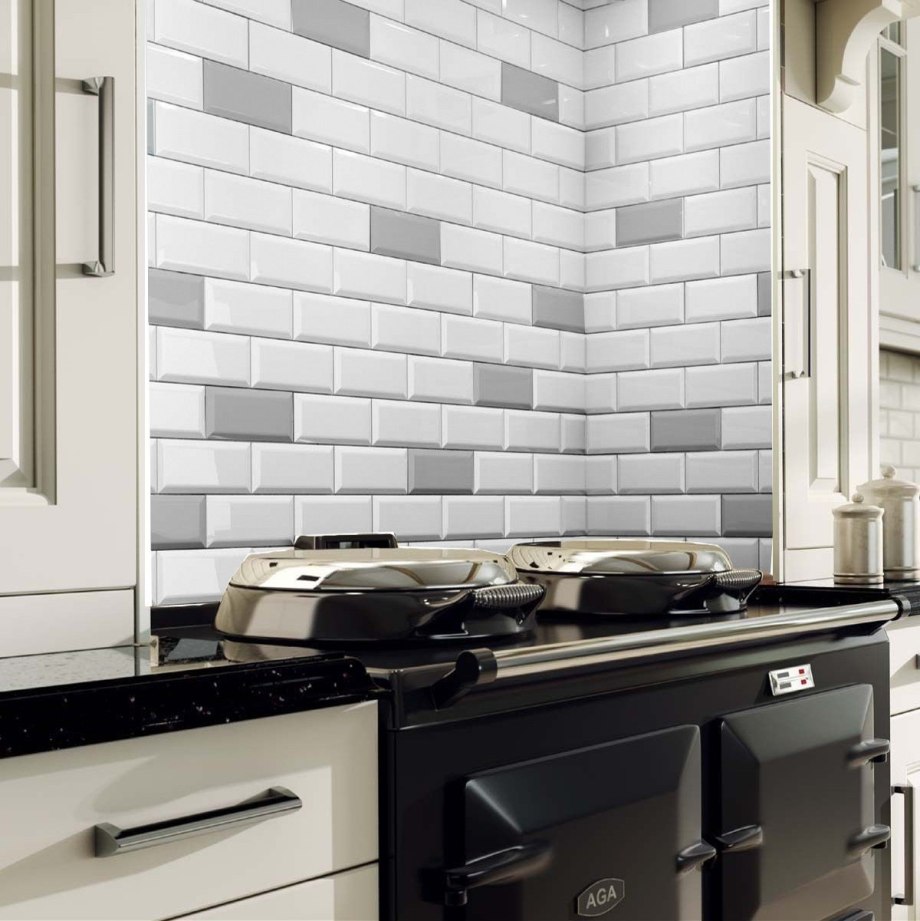 Плитка Metrotiles белая 10х20