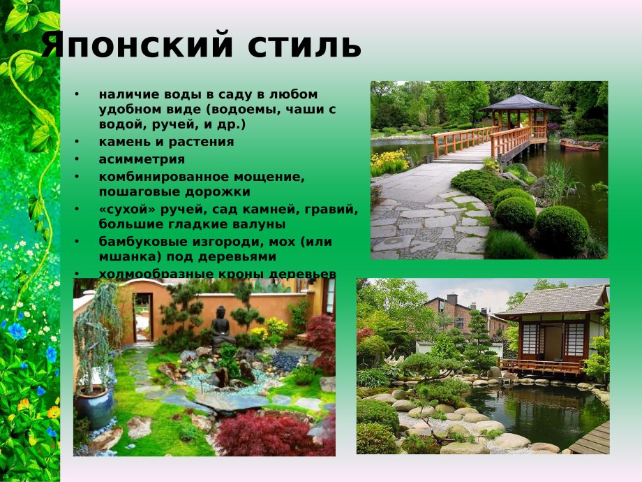 Основы ландшафтного дизайна презентация