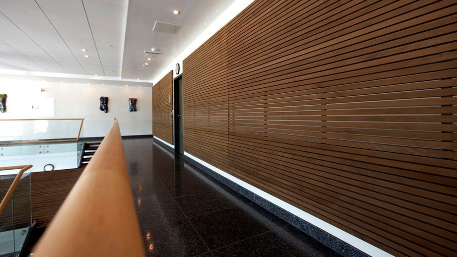 Шпонированные панели Wallhof Wood "тик"