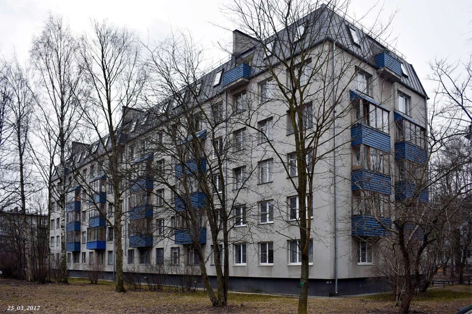 Фасады многоквартирных жилых домов