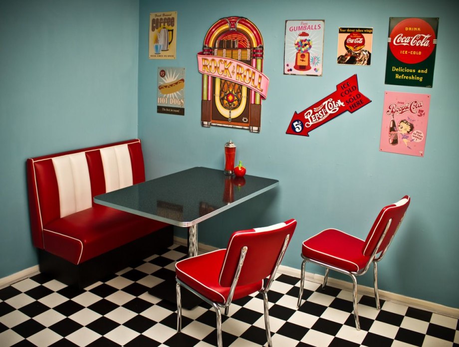 Ретро стиле. Стиль - Дайнер (Diner)