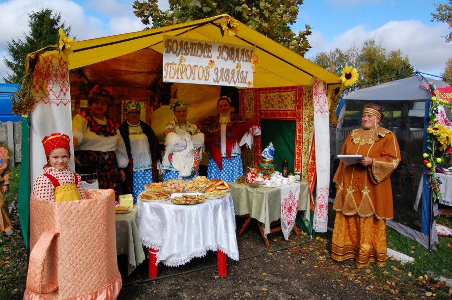 Украшение палатки на ярмарку