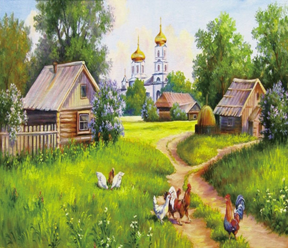 Деревенская Церковь Есенинская Русь