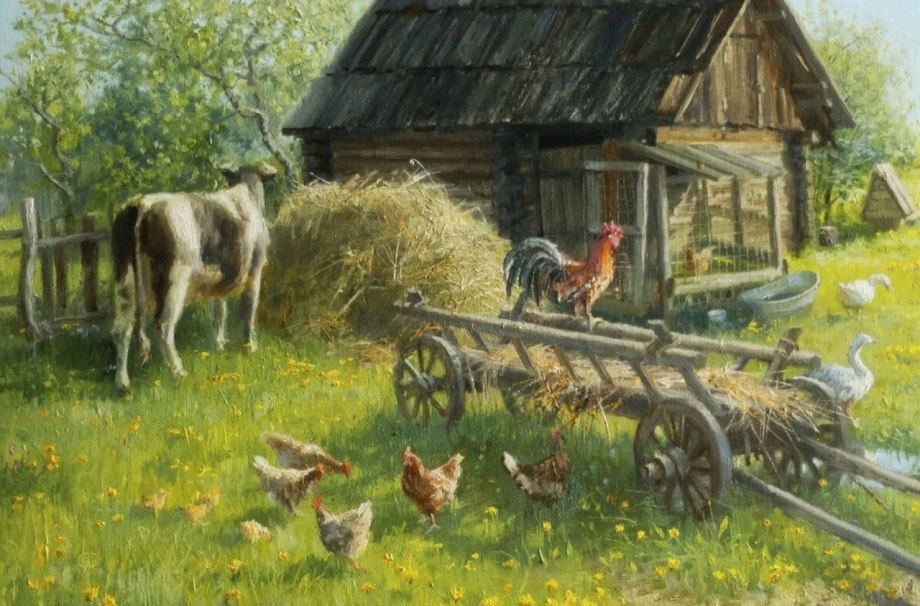 Художник Жданов Владимир Юрьевич деревня