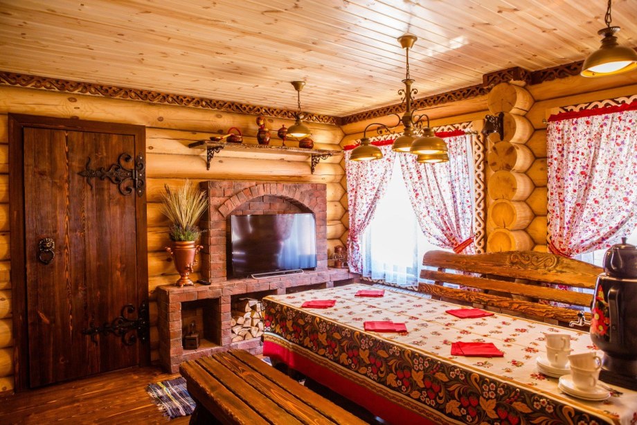 Интерьер старинной избы