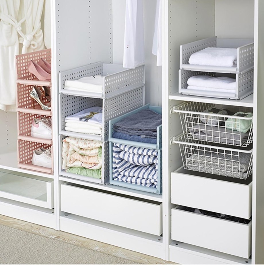 Раздвижная полка Closet Storage Rack