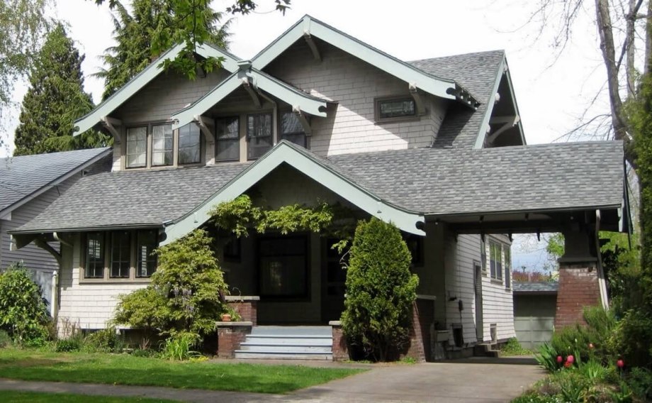 Craftsman Bungalow стиль архитектура США