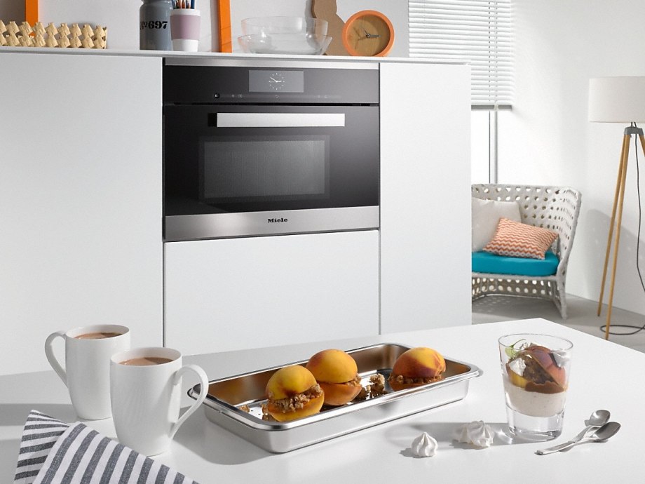 Miele встраиваемая пароварка с СВЧ
