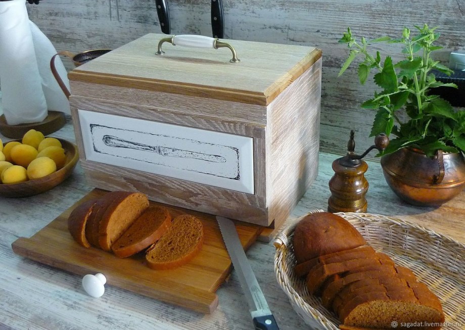 Хлебница дуб "Boulangerie"