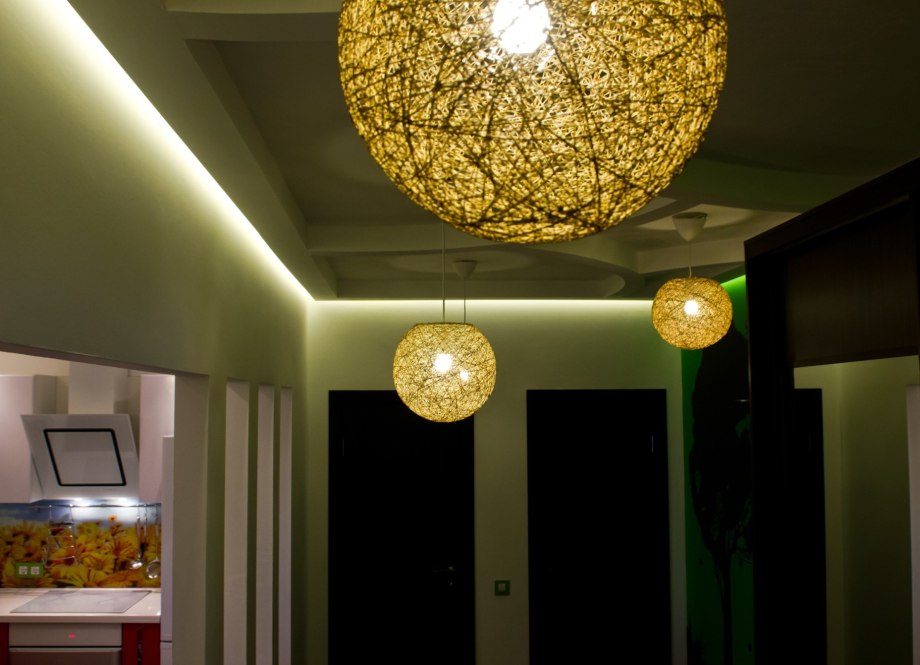 Подвесной светильник Clear Glass Pendant Gold