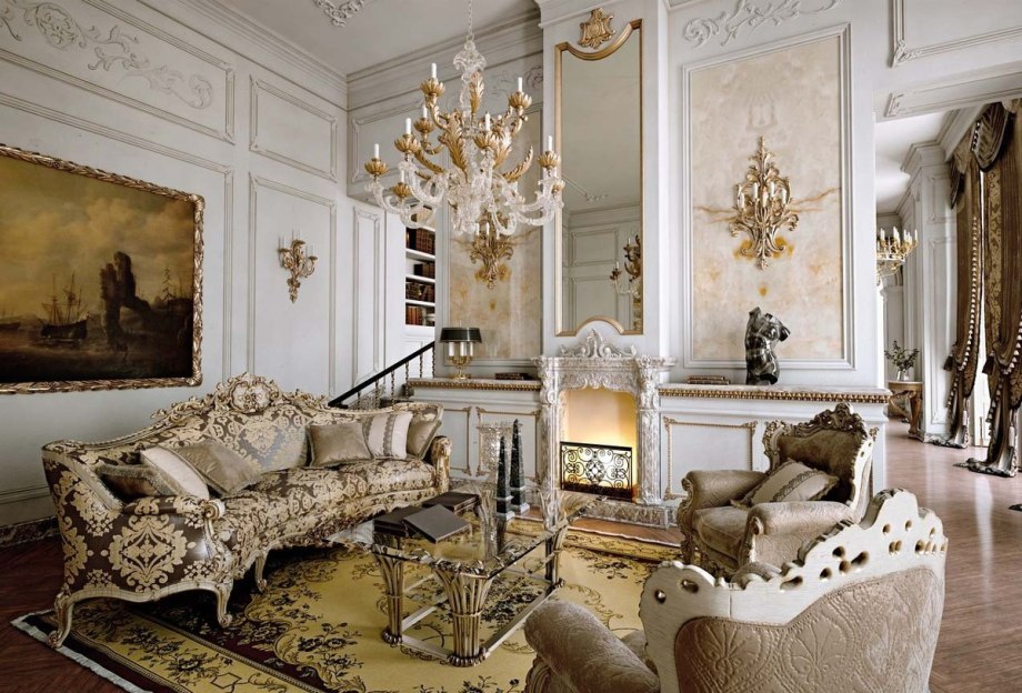 Люстра 19th c. Rococo Iron & Clear Crystal 12