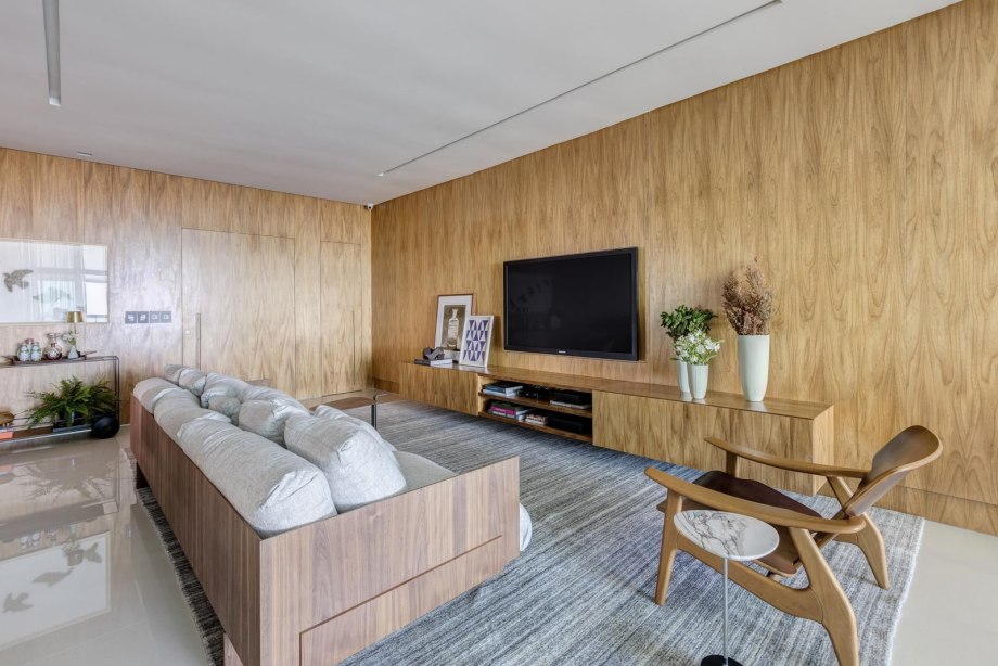 Шпонированные панели Wallhof Wood "тик"