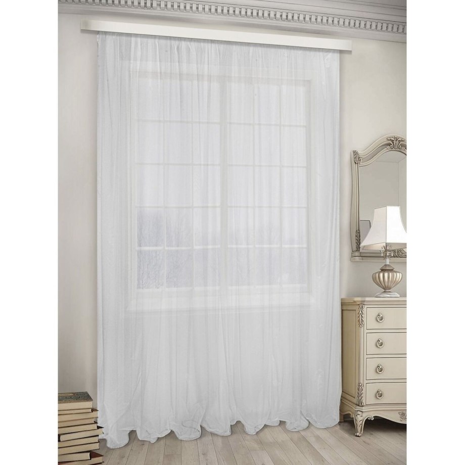 Тюль Tulle вуаль белая 300х270