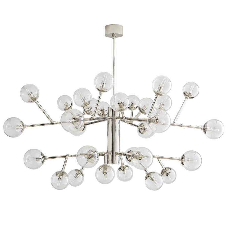 Люстра molecule Gold Chandelier