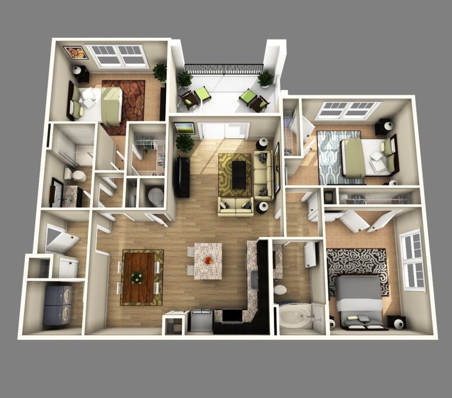 Floorplan 3d проекты