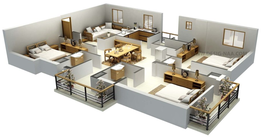 Floorplan 3d проекты